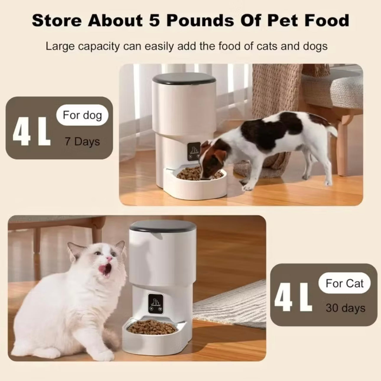 Smart Remote Feeder CAT/DOG