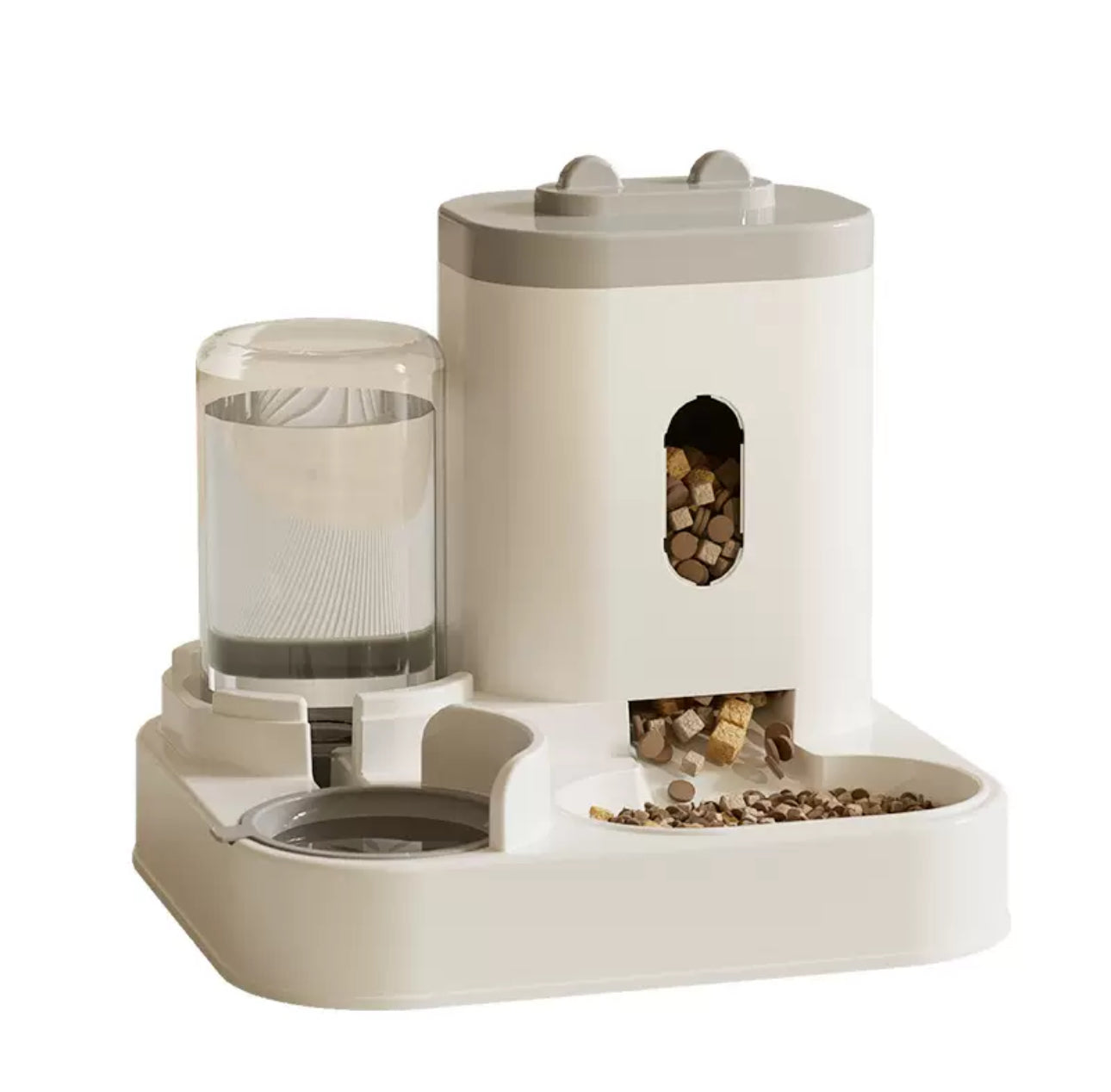 2in1 Pet Automatic Feeder Water Bowl Cat Dog