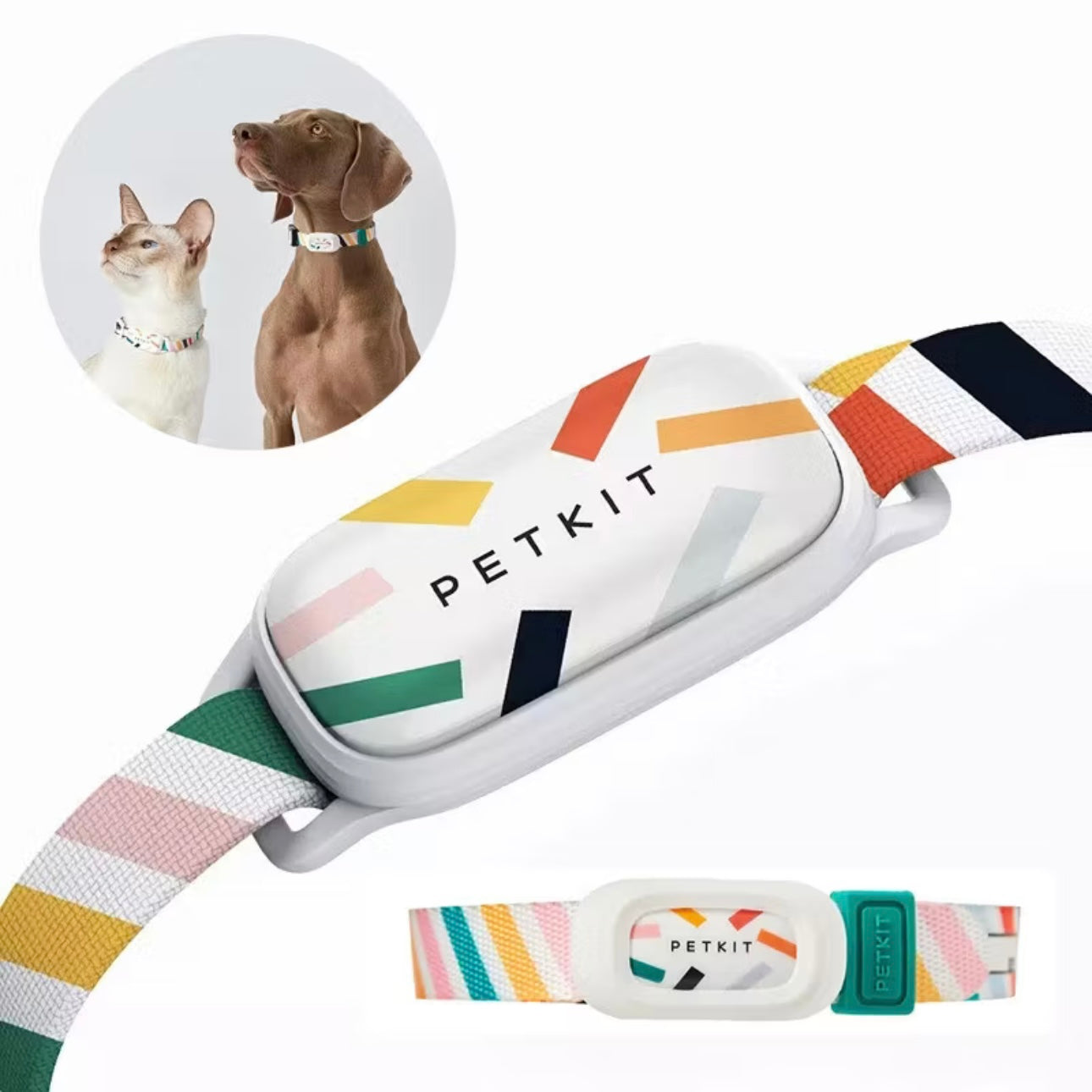 Smart Pet Dog Cat Collar Tag Bluetooth Tracker